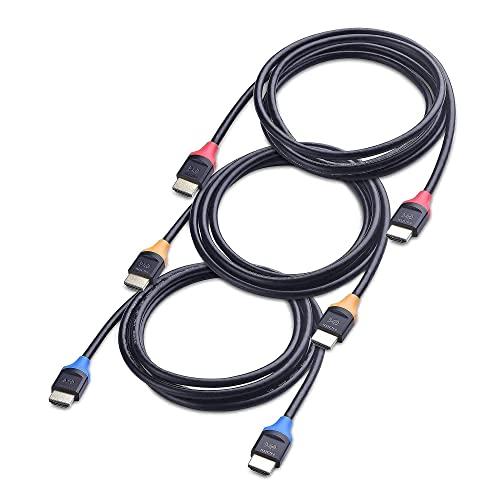 Cable Matters Cable Matters SuperSpeed USB 3.0 to HDMI Adapter (USB to HDMI Adapter) for Windows & 3-Pack High Speed HDMI to HDMI Cable 6 Feet