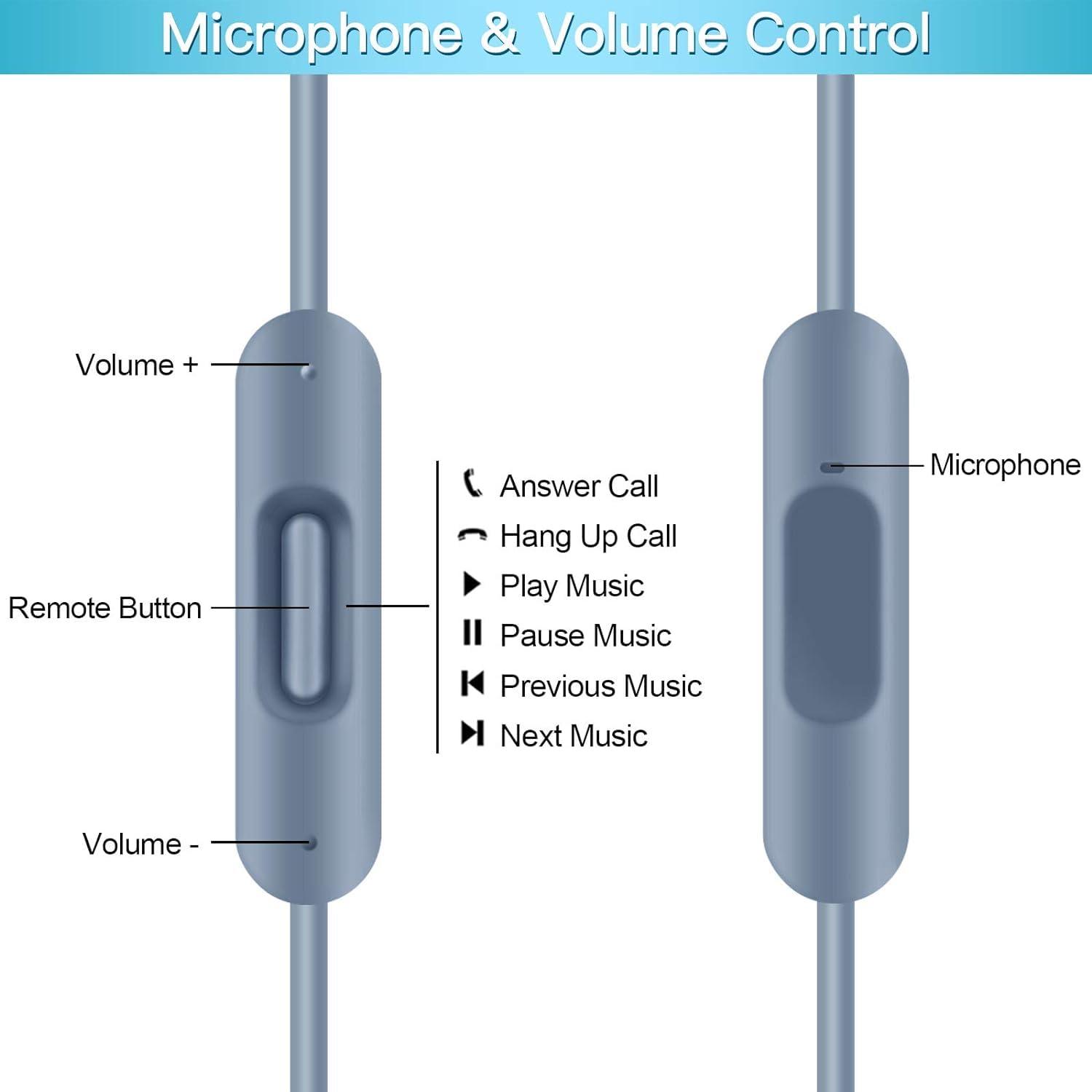 QKIIP Replacement Audio Cable Cord Wire with in line Microphone and Control for Beats Solo/Studio/Pro/Detox/Wireless/Mixr Headphones Grey