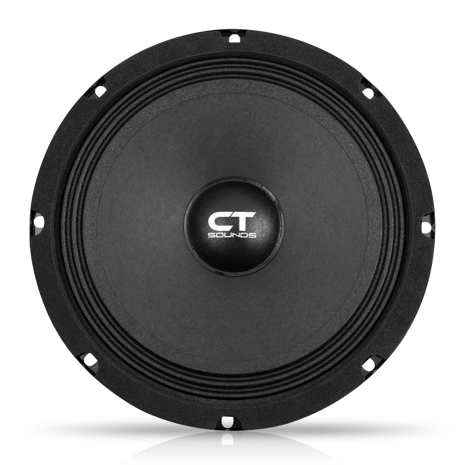 CT Sounds CT Sounds TROPO8-4 8 Shallow Mount Midrange Speaker, 200 Watts RMS, Each