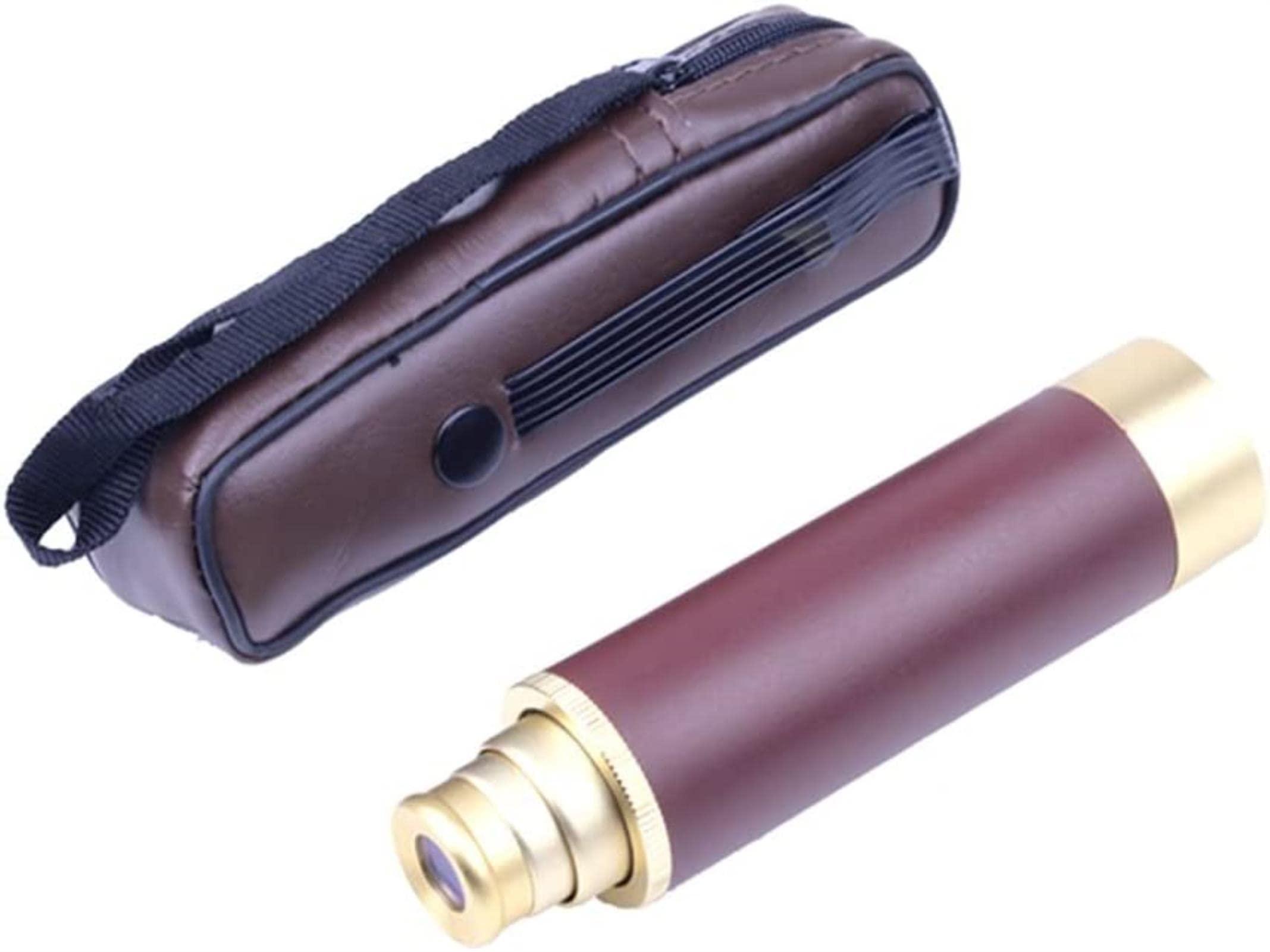 TSMBIKE TSMBIKE Monocular Telescope Monoculars for Adults 25x30mm/25X40mm Mini Pocket Foldable Waterproof Retro Vintage Telescope for Kids Adults