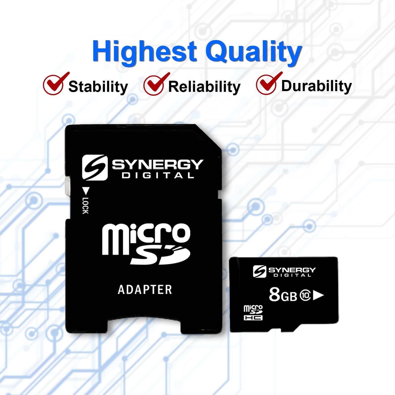 Transcend HUBSAN X4 Plus H107P Quadcopter Drone Memory Card 8GB microSDHC Memory Card with SD Adapter