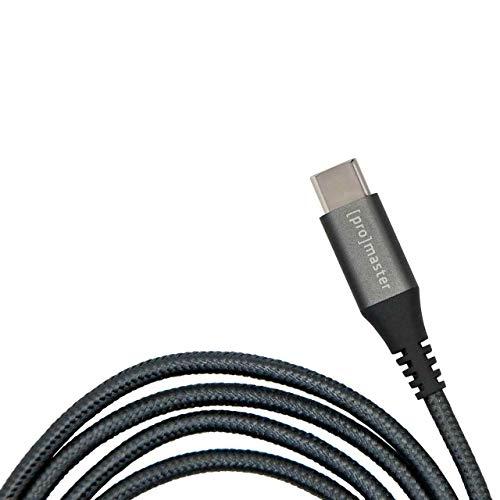 K&M Promaster USB-C to USB-A Braided Cable 1m - grey