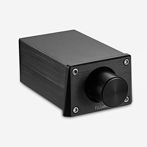 Nobsound Nobsound High Precision Passive Preamp Volume Controller VOL Control HiFi Preamplifier ALPS (RCA&HiFi Version, Black)