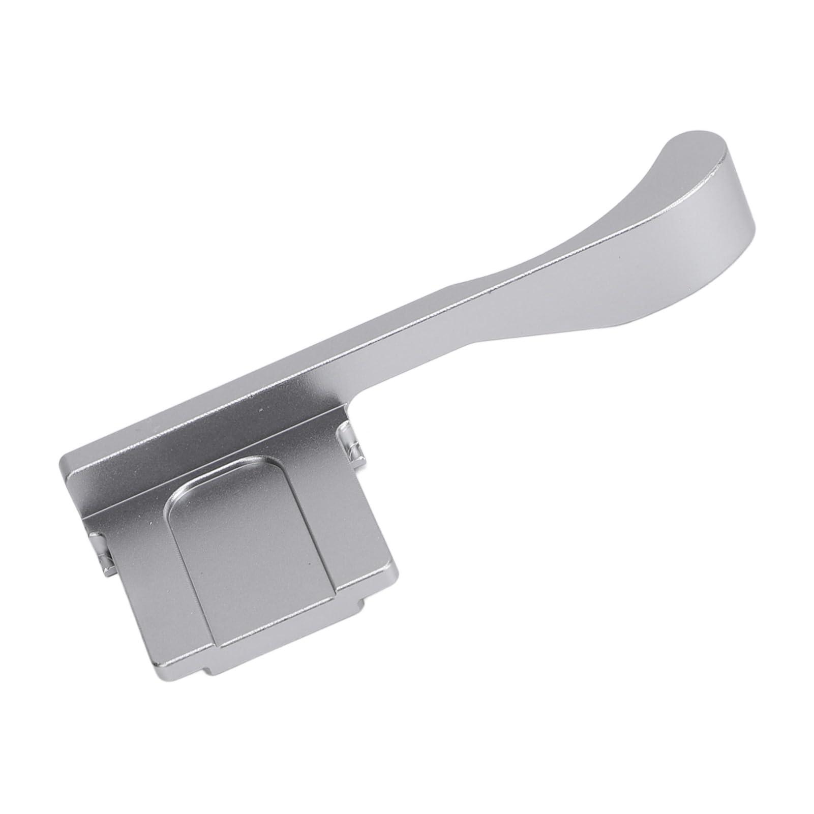 Gugxiom Metal Thumb Up Grip for X100VI X100V X100F XE3 XE4, Hot Shoe Thumb Up Rest Hand Grip, for Comfortable & Secure Hand Hold (Silver)