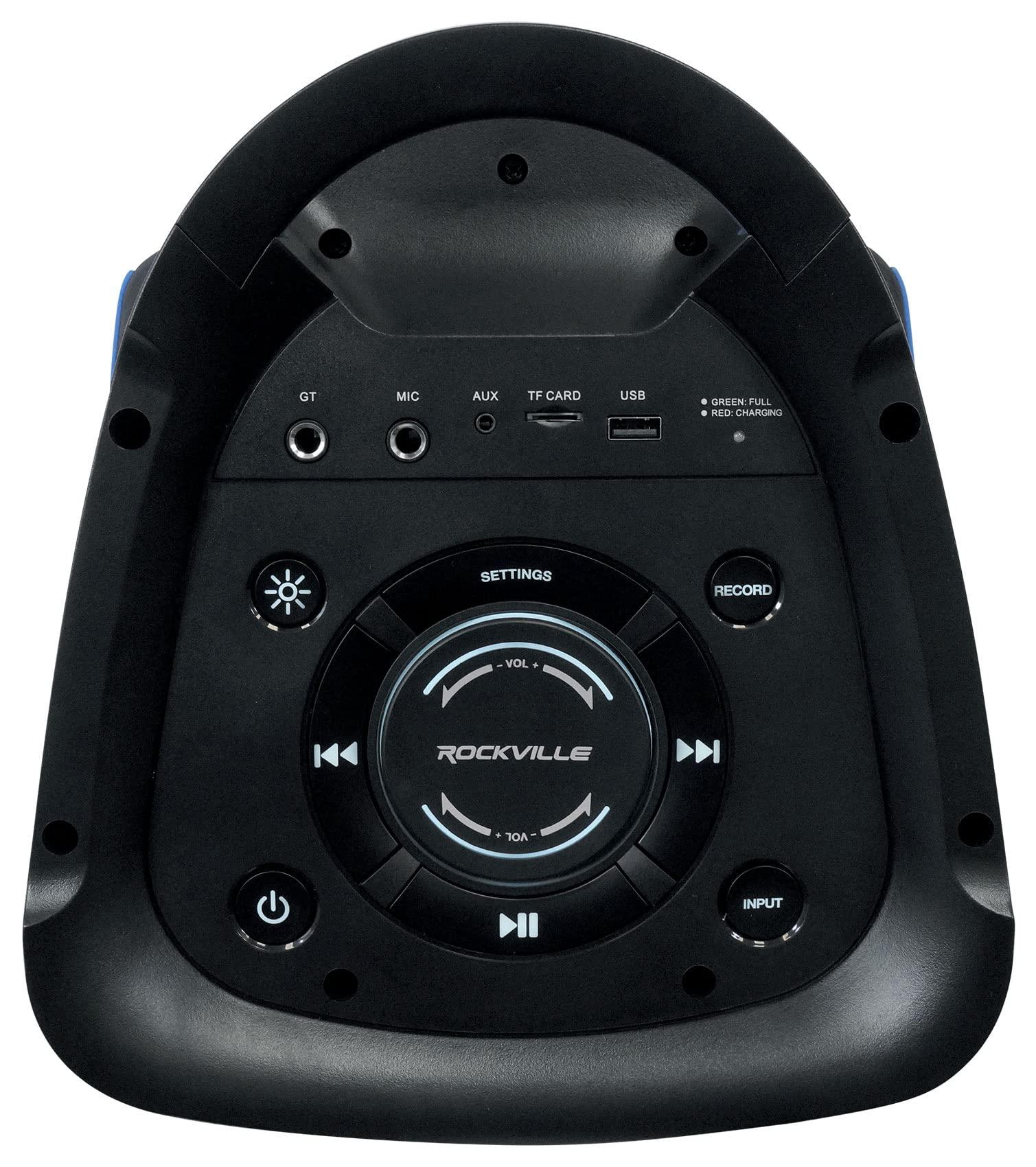 Rockville Rockville BASS Party 65 1200w LED Bluetooth House Speaker System for Party+Mic Input