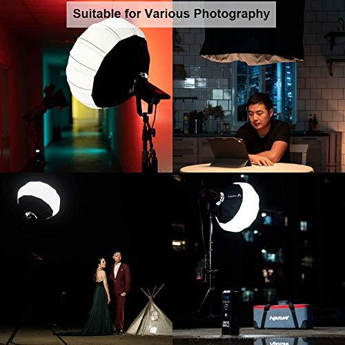 Aputure Aputure Lantern Softbox Soft Light Modifier,26inch, Quick-Setup Quick-Folding Aputure Space Light Upgraded for Aputure 300D Mark II 120D 120T 120D Mark II 300X and Other Bowens Mount Light