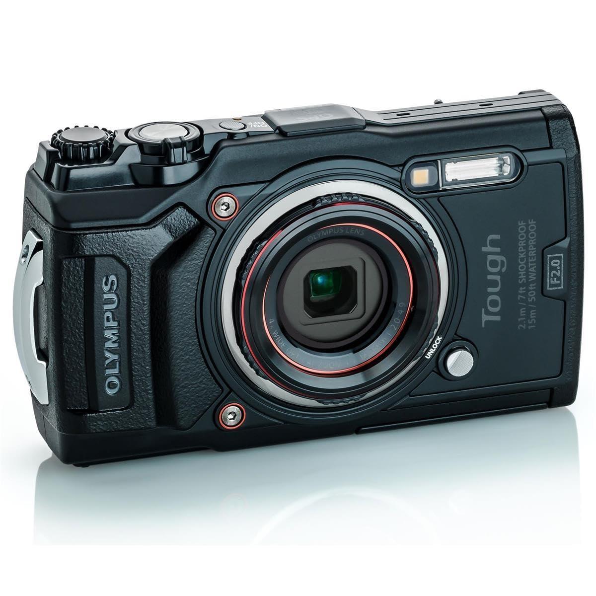 Olympus Olympus Tough TG-6 Waterproof Camera, Black