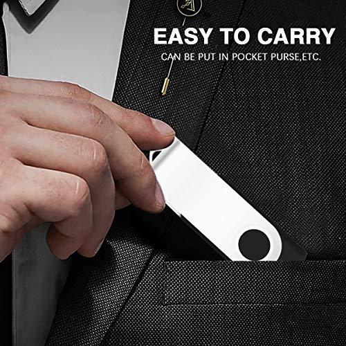 EASTBULL EASTBULL 50PCS 2GB Bulk Flash Drives USB 2.0 2GB Flash Drives Pack Thumb Drives Bulk Swivel Bulk USB Drives, Black