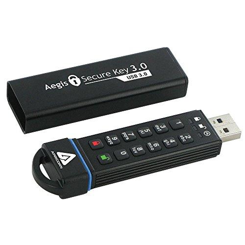 Apricorn Apricorn Aegis Secure Key - USB 3.0 Flash Drive, ASK-256-240GB Encrypted USB Memory MM1278 ASK3-240GB