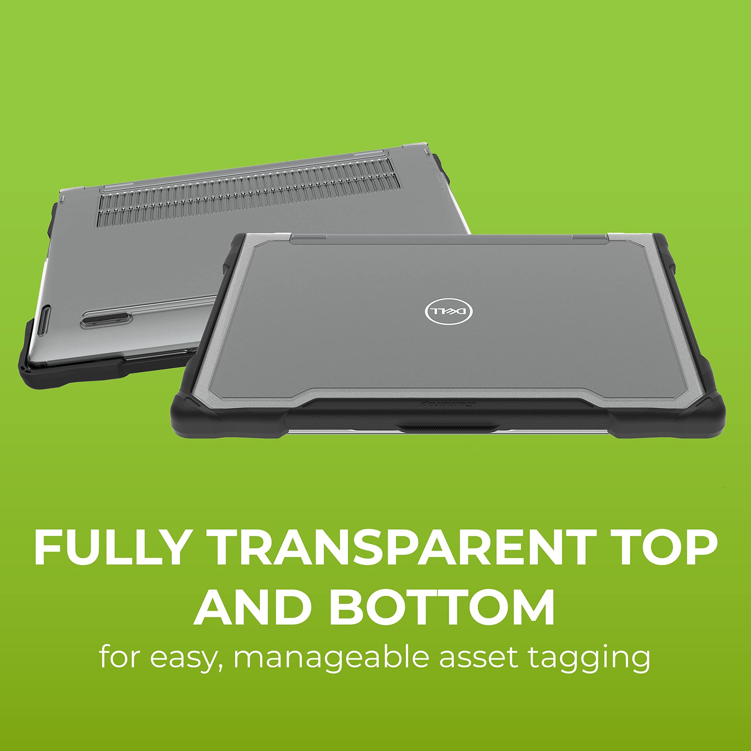 Gumdrop Cases Gumdrop SlimTech Laptop Case Fits Dell Latitude 3330 13-inch (2-in-1) Designed for K-12 Students Teachers & Classrooms Drop Tested Rugged Shockproof Bumpers for Reliable Device Protection Black