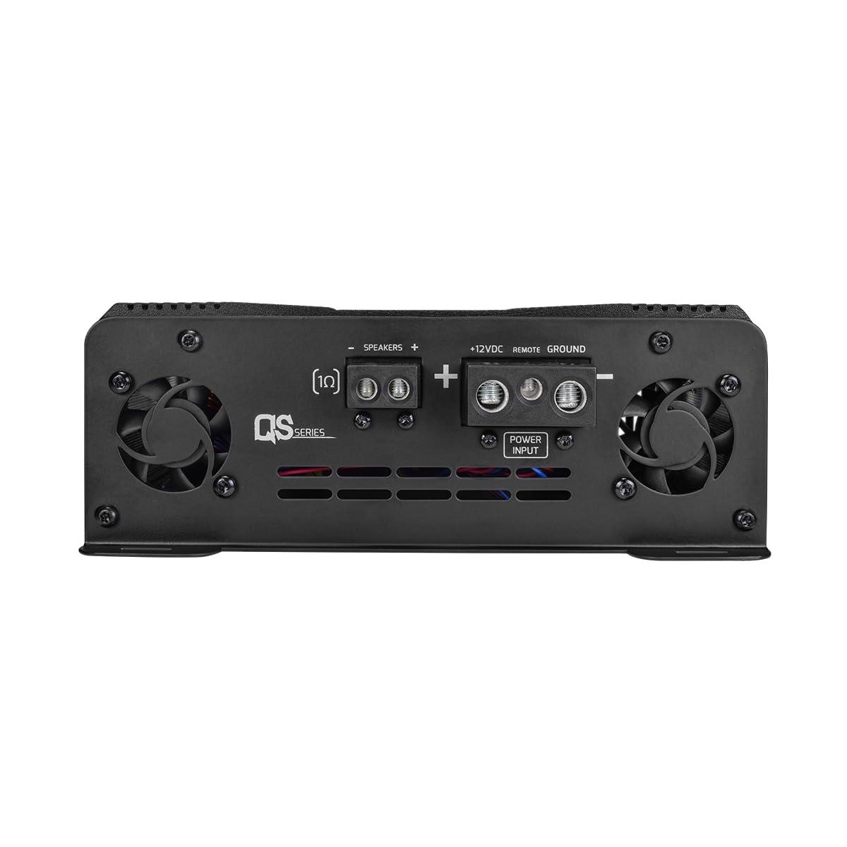 PRV AUDIO PRV Audio QS3000 1 Ohm 3000 Watt Amp Car Audio Amplifier Full Range HD Sound Monoblock 3K Car Amp with Built-in HPF and LPF Controls for PRO Audio Systems