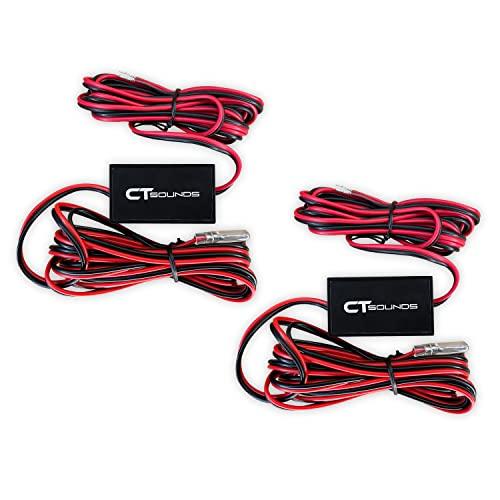 CT Sounds CT Sounds Meso 25mm 100 Watt Flush-Mount Premium Silk-Dome Tweeters, Pair