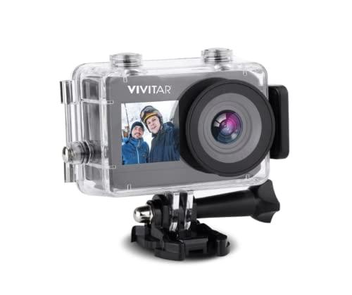 Vivitar Vivitar DVR922HD-BLK-WM 360 Degree View 4K Action Camera WiFi Mic, Black