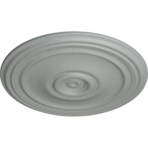 Ekena Millwork Ekena Millwork CM21RE Reece Ceiling Medallion, 21"OD x 1 1/4"P (Fits Canopies up to 6 3/4"), Factory Primed