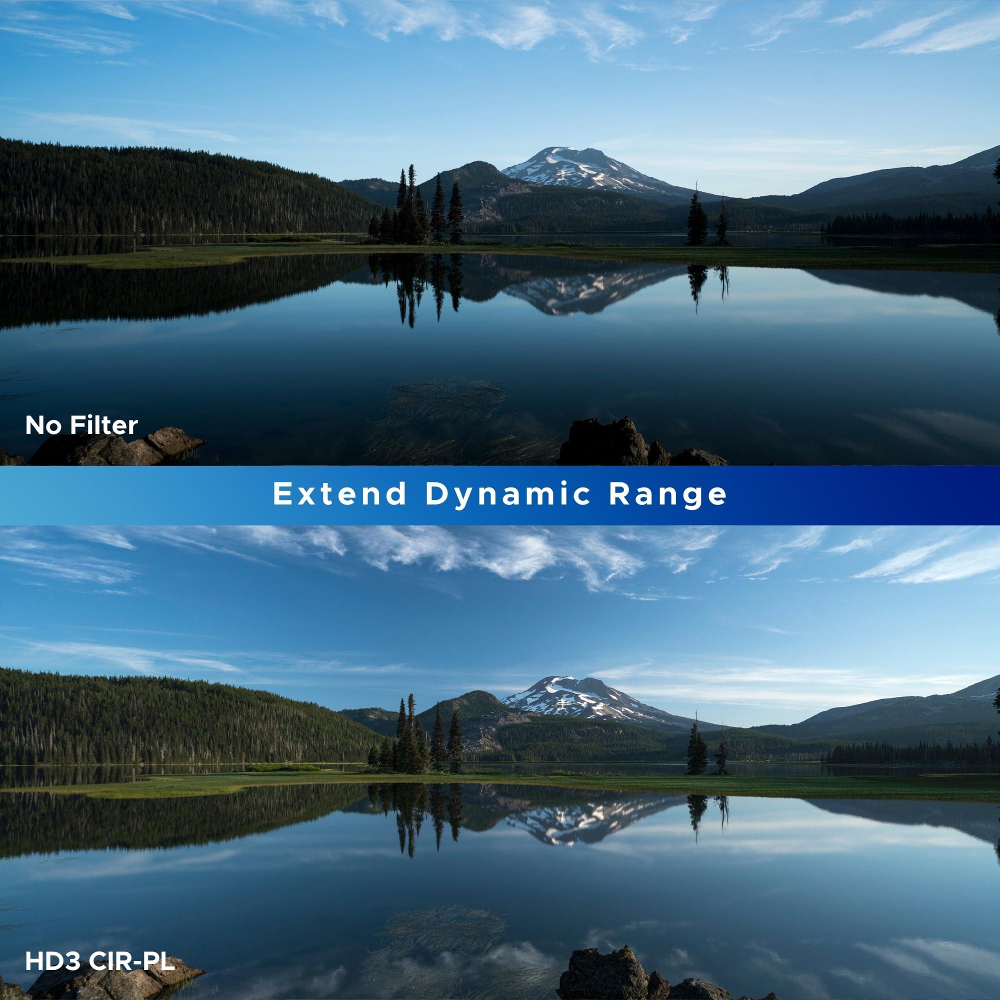 Hoya Hoya HD3 HRT Circular Polarizer - 67mm - Re-Certified for 100MP+ Cameras with Ultra-Hard Nano Coating Technology and High Rate Transmission Film - Stain Resistant and Waterproof Filter