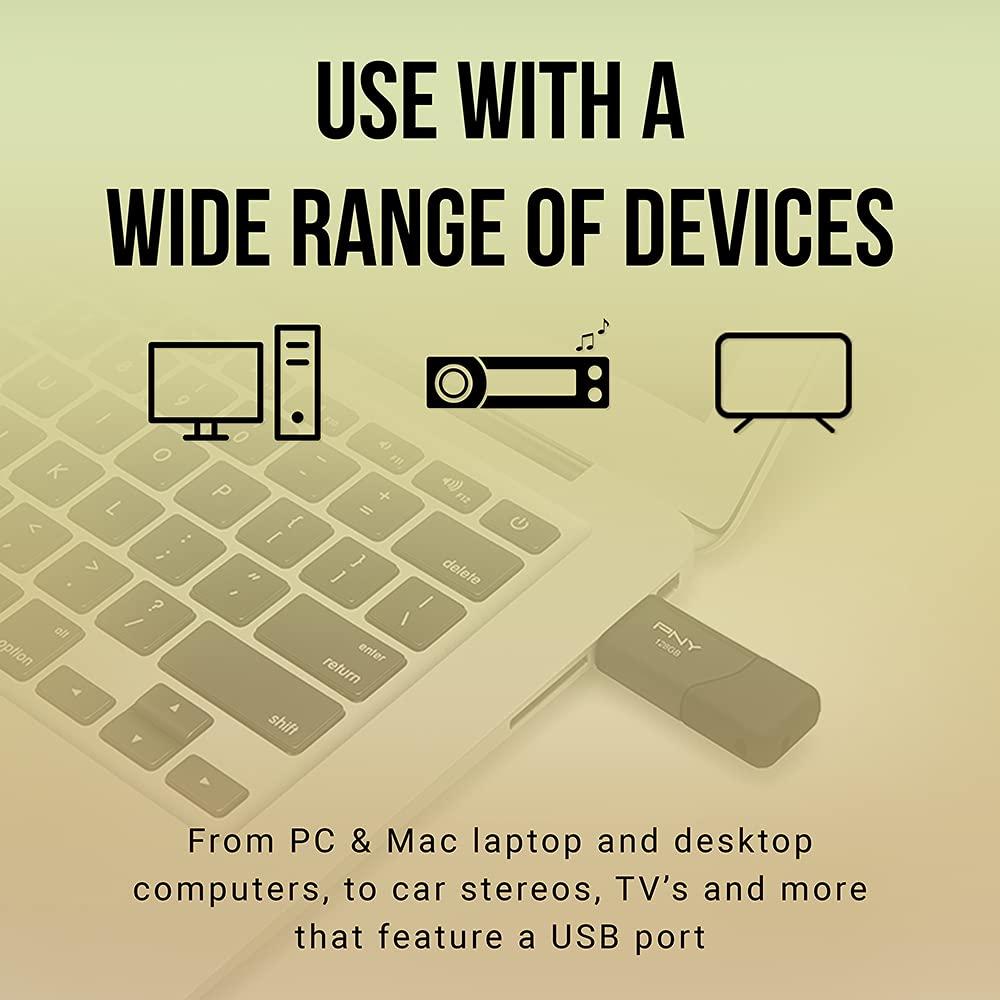 PNY PNY 16GB Attach 3 USB 2.0 Flash Drive, Black 10 Count (Pack of 1)