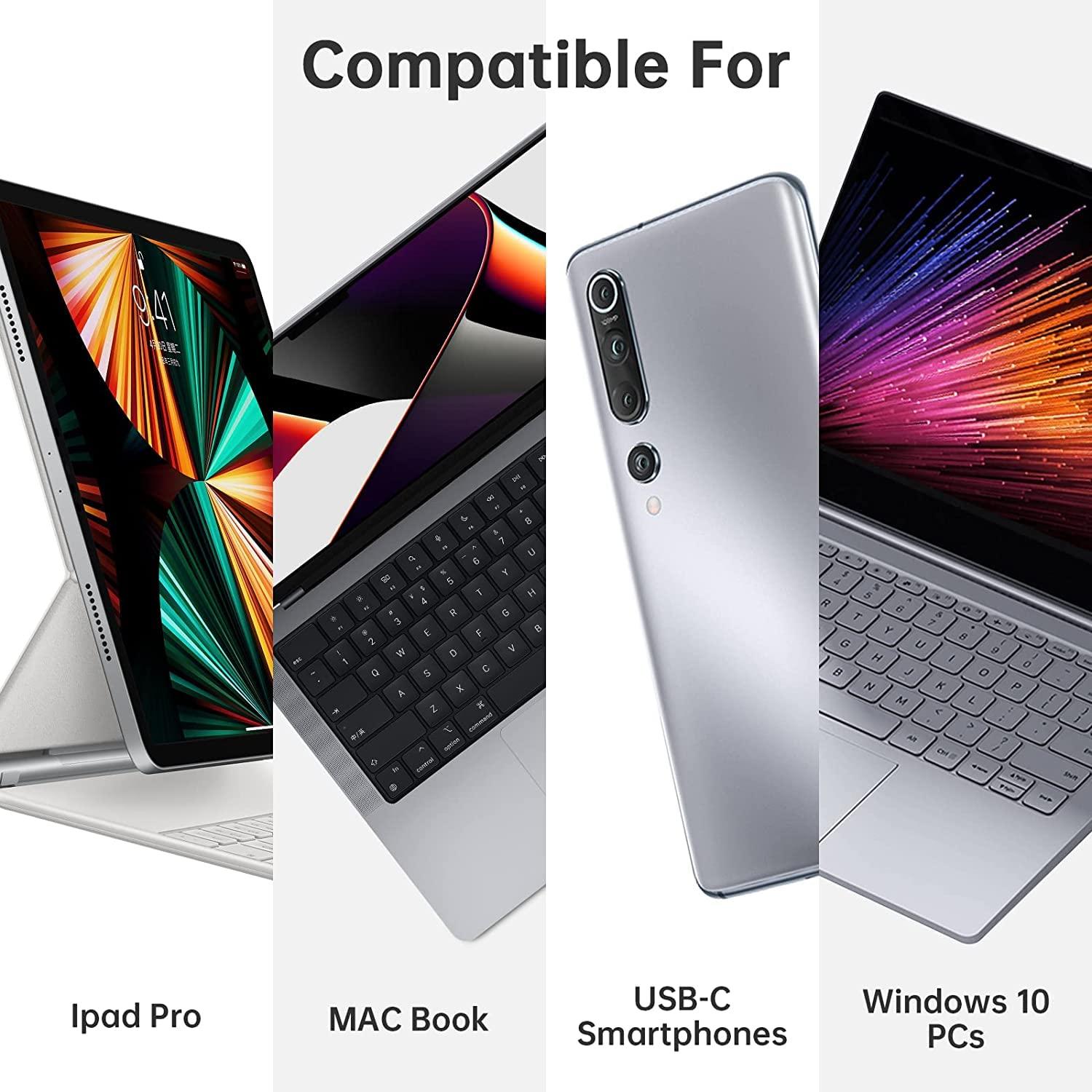 LecLooc USB C to Lightning Audio Adapter Cable USB Type C Male to Lightning HiFi Audio Female Headphones Converter Fit with iPhone 16 15, iPad Pro/Air, Macbook, Galaxy S23 S22, Pixel 7 6 (Not for Charge&Data)