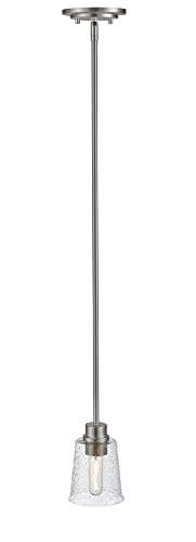 Z-Lite Z-Lite 464MP-BN 1 Light Mini Pendant, Brushed Nickel