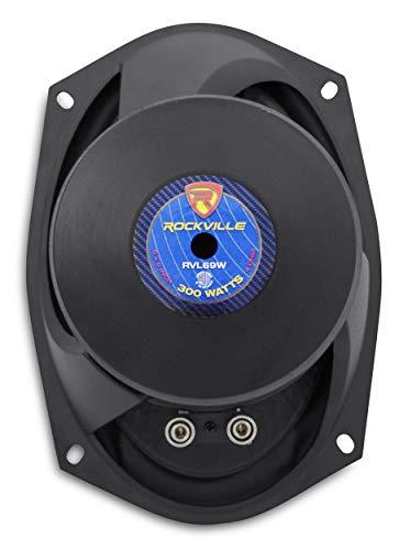 Rockville Rockville (2) RVL69W 6x9 600w Cast Aluminum Car Subwoofers Sub Woofers
