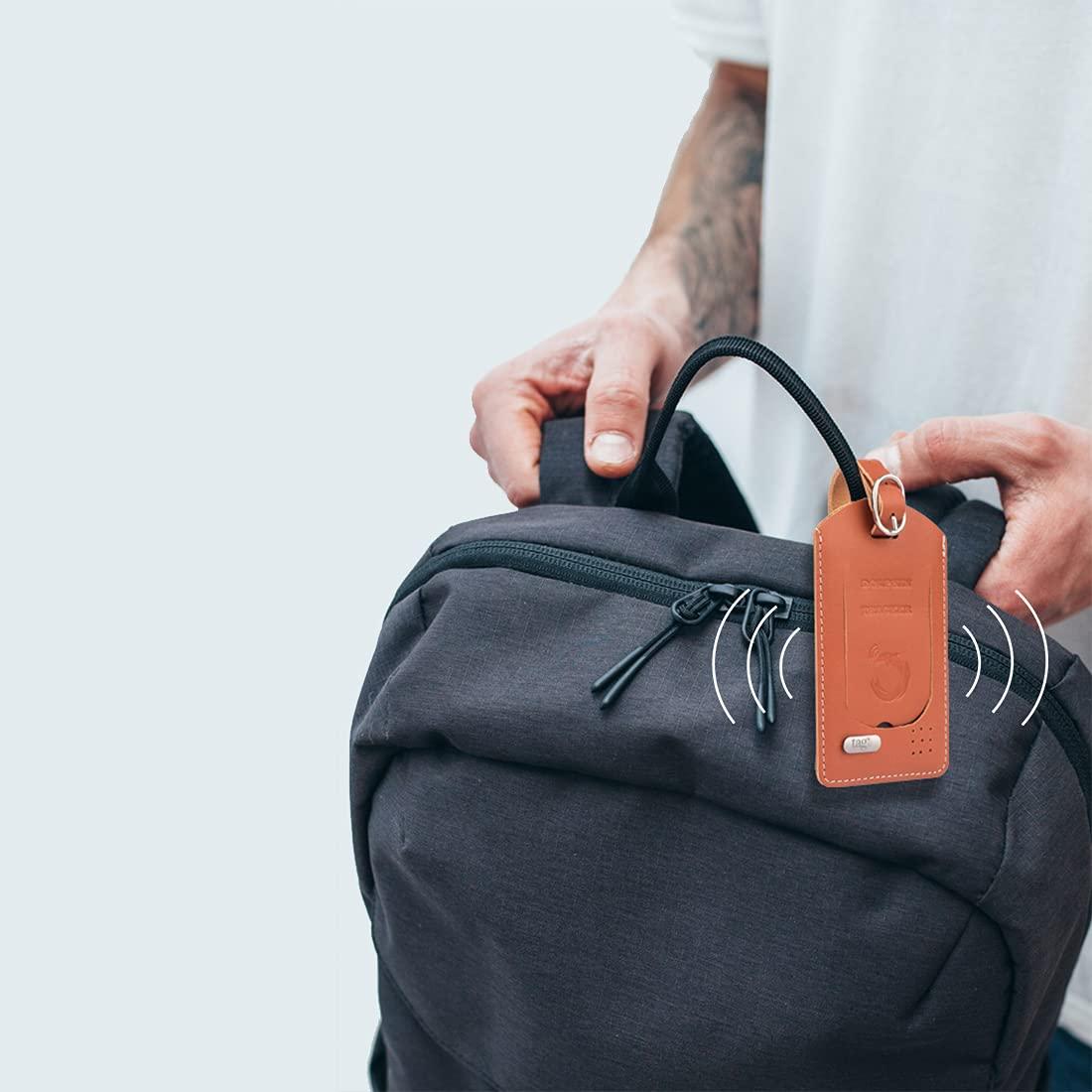 tag8 [Pack 1] Dolphin Smart Luggage Tracker | Bag Tracker Tag, Global Loss Recovery Service, No Subscription Fee, Airline Compliant, SITA World Tracer Code Enabled | Arrival Alert, Separation Alert