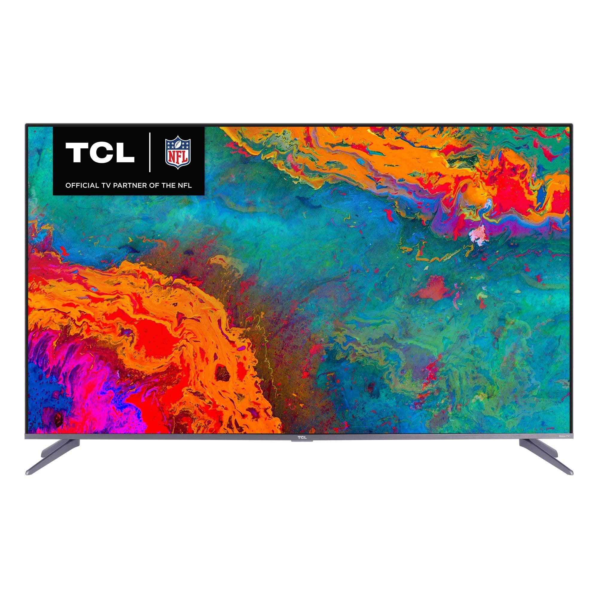 TCL TCL 55-inch 5-Series 4K UHD Dolby Vision HDR QLED Roku Smart TV - 55S535, 2021 Model