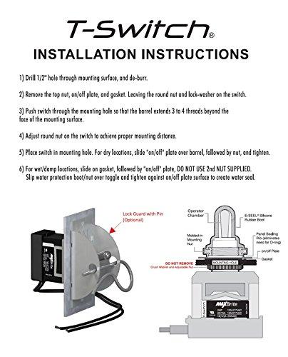 MaxBrite Heavy Duty Toggle Switch 20/15A 125/277V, 2 HP with Waterproof Rubber Boot UL cUL Certified