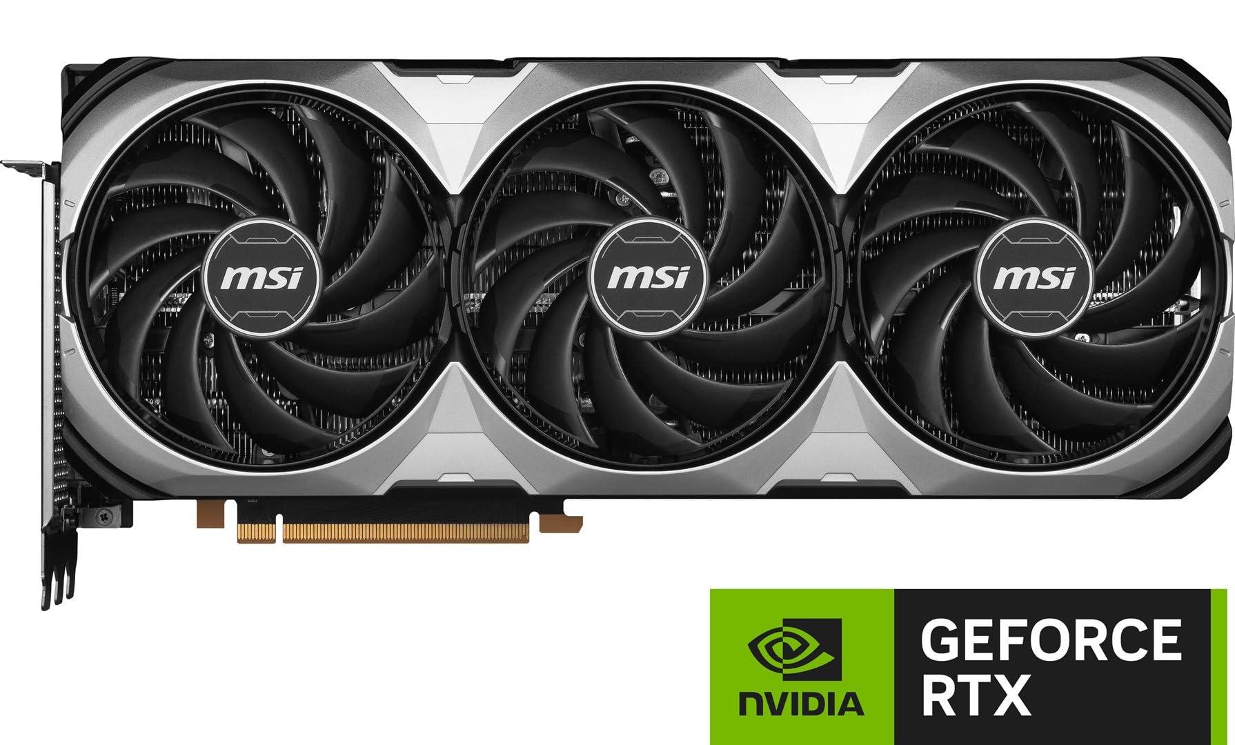 MSI MSI GeForce RTX 4080 Super 16GB Ventus 3X OC Graphics Card - 16 GB GDDR6X (23Gbps / 256 Bits), PCIe 4.0-3 x Fans TORX 4.0 - HDMI 2.1a, DisplayPort 1.4a