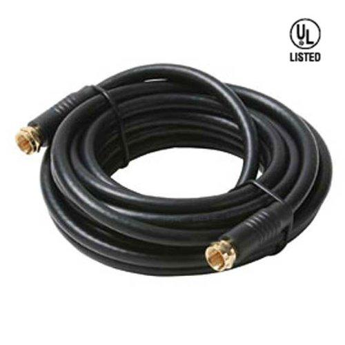 SF Cable SF Cable, 50ft RG6 UL High-Grade F Coaxial Cable Gold Plated