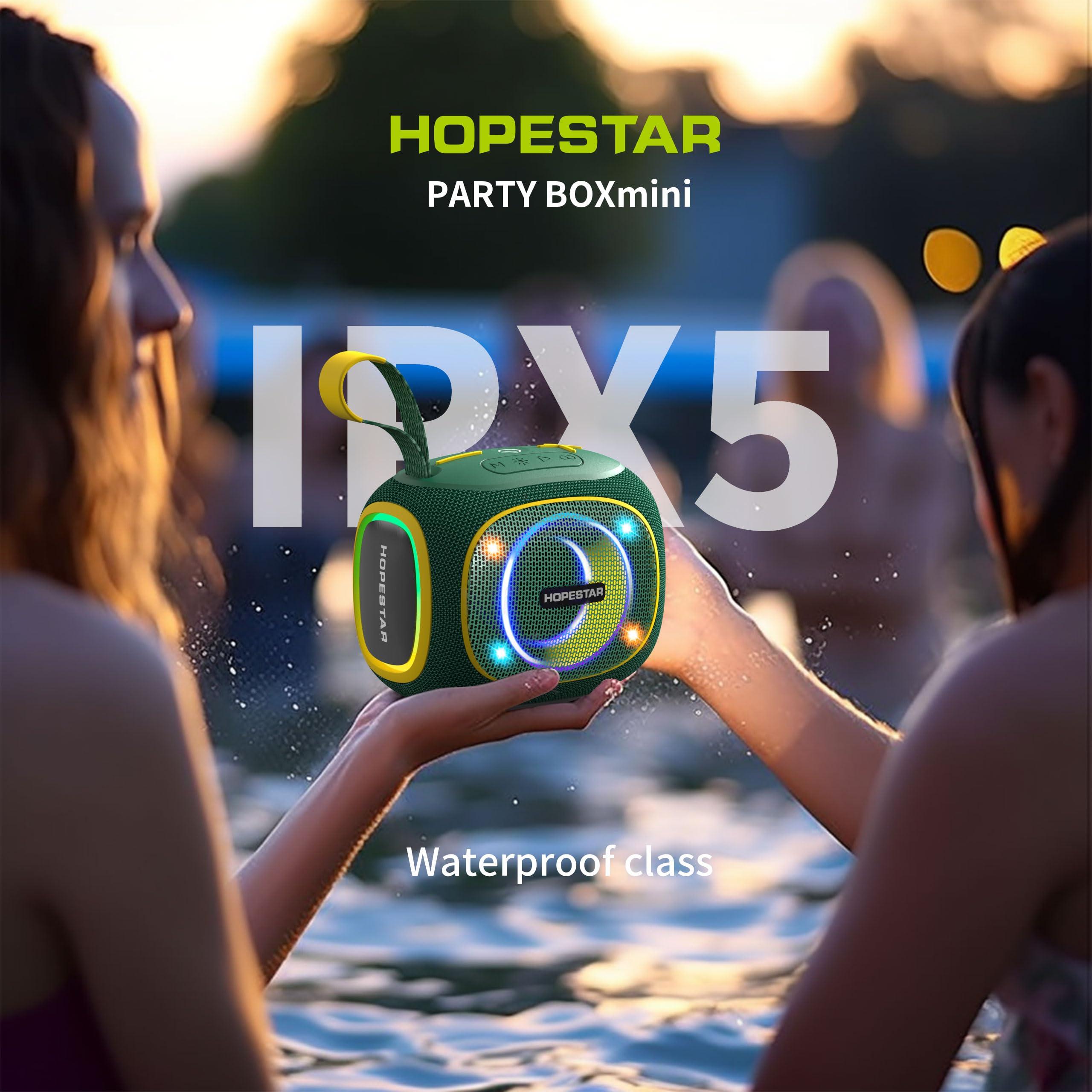 WorryFree Gadgets WorryFree Gadgets 10W Waterproof Mini Wireless Bluetooth Speaker, 2400mAh (Black)