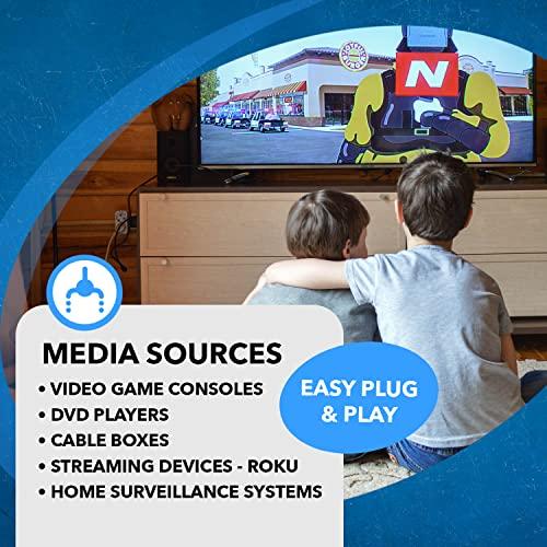 OREI OREI 4K HDMI Matrix Switch 4 X 2, Switcher 18G UltraHD with Arc Supports Upto 4K @ 60Hz & 1080P IR Audio Extractor Arc EDID HDCP 2.- Remote Control - Full Matrix Selection