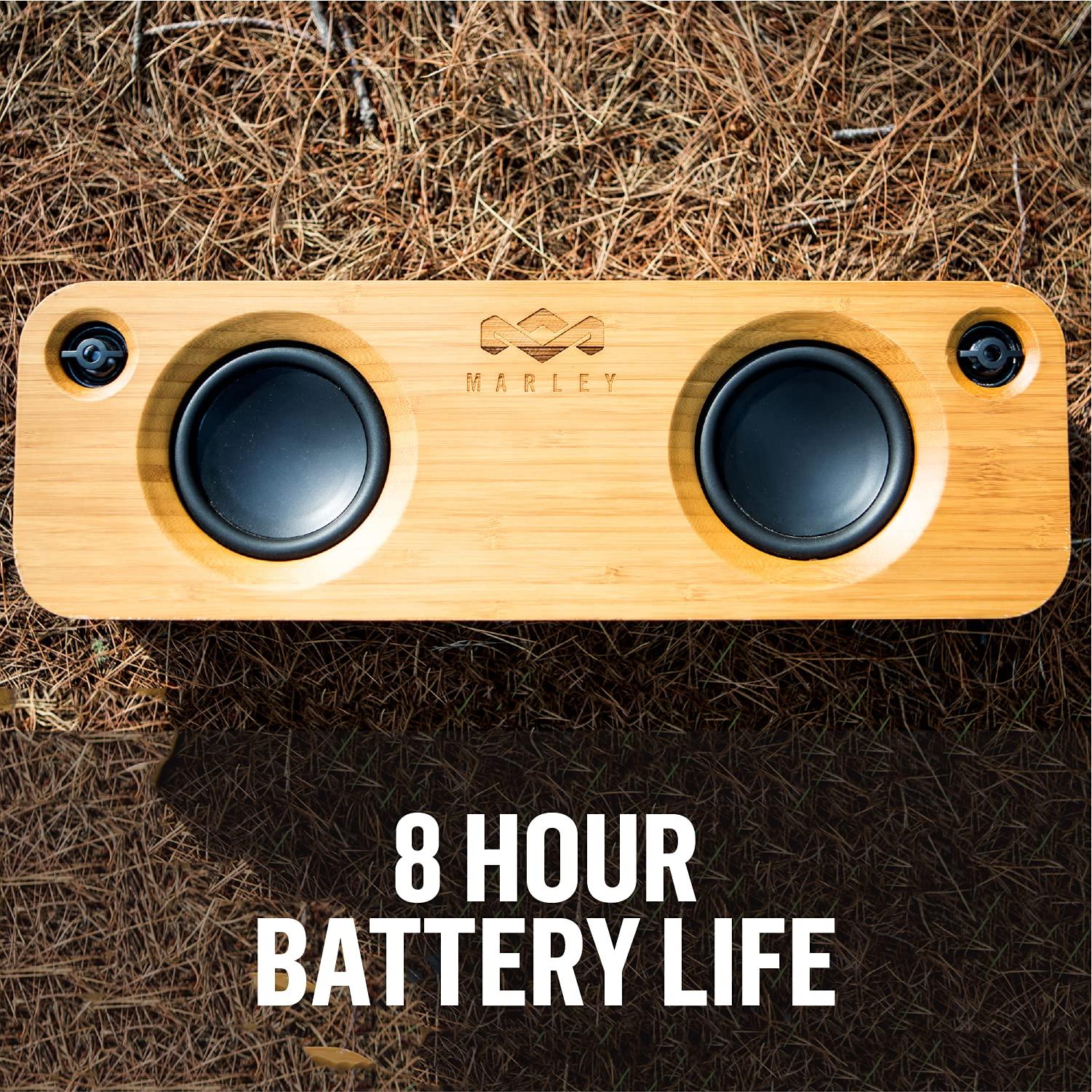 House of Marley House of Marley - Get Together Bluetooth Portable Bluetooth Speaker and Audio System - 3.5 Woofer & 1 Tweeters, 30m Wireless Range, 8 Hour Playtime, Sustainably Crafted, Signature Black