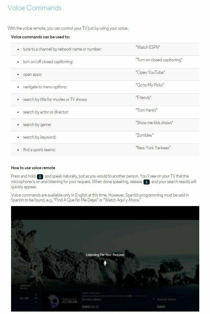 Altice ALTICE Remote Control with Bluetooth, Speech, and Netflix Button Batteries Included