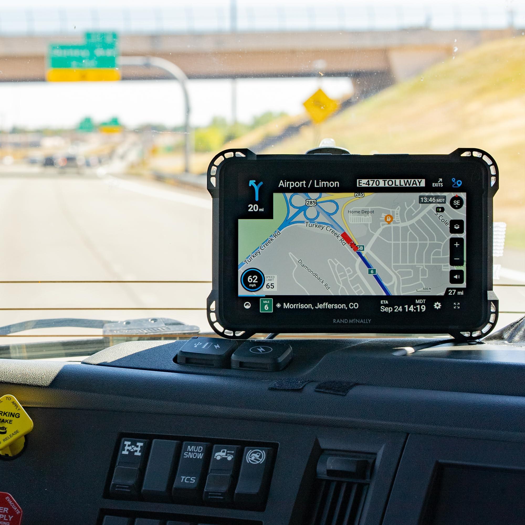 Rand McNally Rand McNally RANDTAB8 Rand Tablet with Rand Navigation GPS with Speed Camera Alerts and Live Traffic, Weather and Fuel - 8 Inch