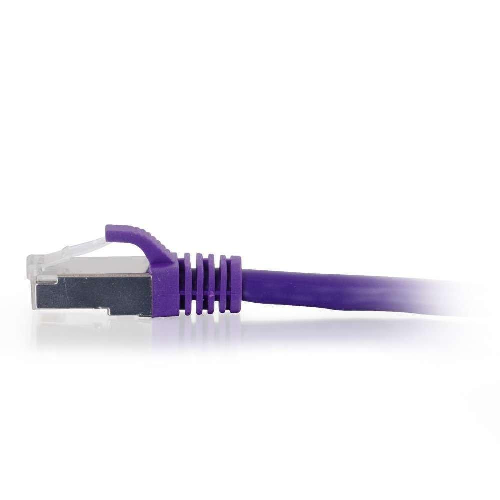 C2G C2G 00906 Cat6 Cable - Snagless Shielded Ethernet Network Patch Cable, Purple (10 Feet, 3.04 Meters)