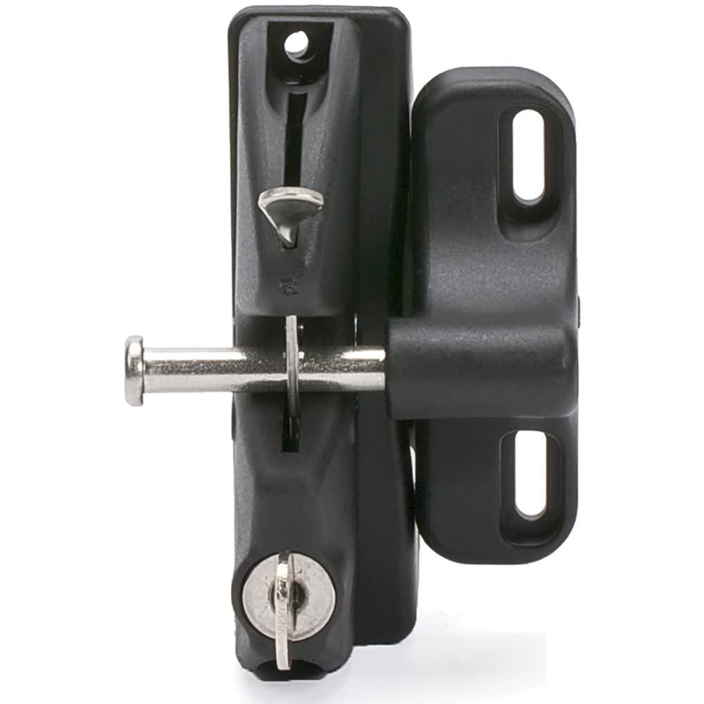 National Hardware National Hardware N346-201 V6201 LokkLatch in Black, 4-9/16\"