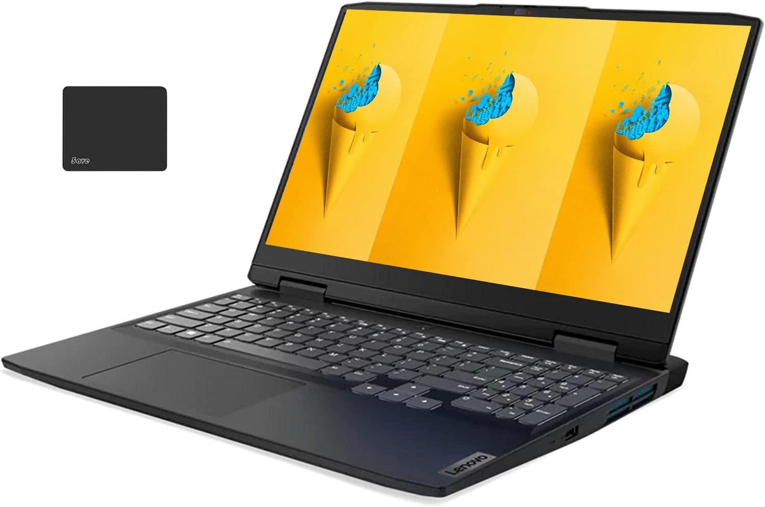 Lenovo Lenovo Ideapad Gaming 3i Laptop, 15.6" FHD IPS 120Hz, NVIDIA GeForce RTX 3050 Graphics, Intel 14-Core i7-12700H, 16GB RAM, 512GB PCIe SSD, RJ45, Backlit, WiFi6, Windows 11 H, Grey, with 5ave Mousepad