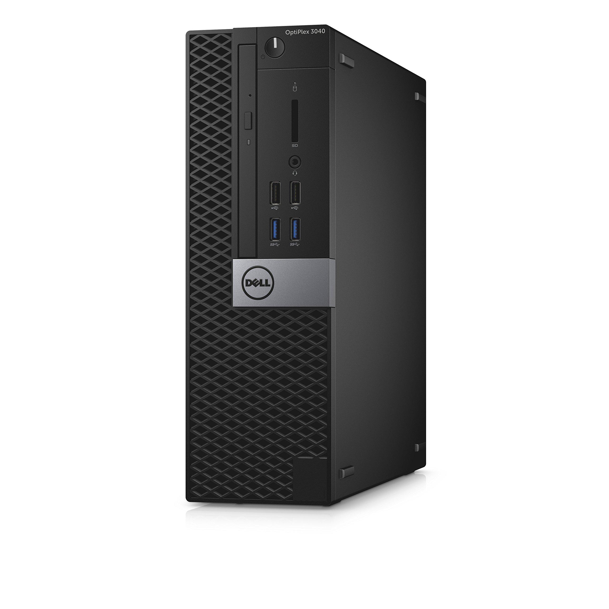 Dell Dell 0G1CW OptiPlex 3040 SFF Small Desktop (Intel Core i5-6500, 8GB 1600MHz DDR3L RAM, 128GB SSD, Windows 10 Pro, Black)