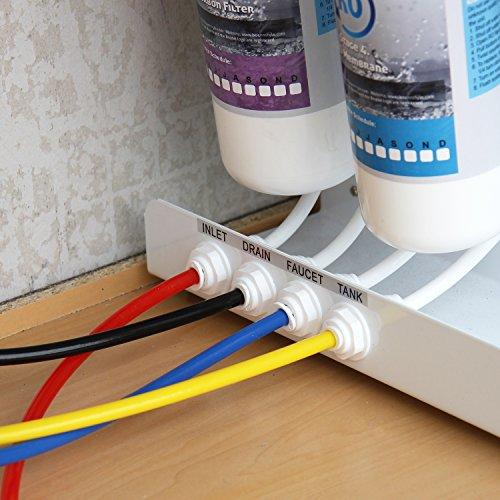 BOANN BOANN BNROSYS 5-Stage Reverse Osmosis Water Filter System with Quick-Twist Filters