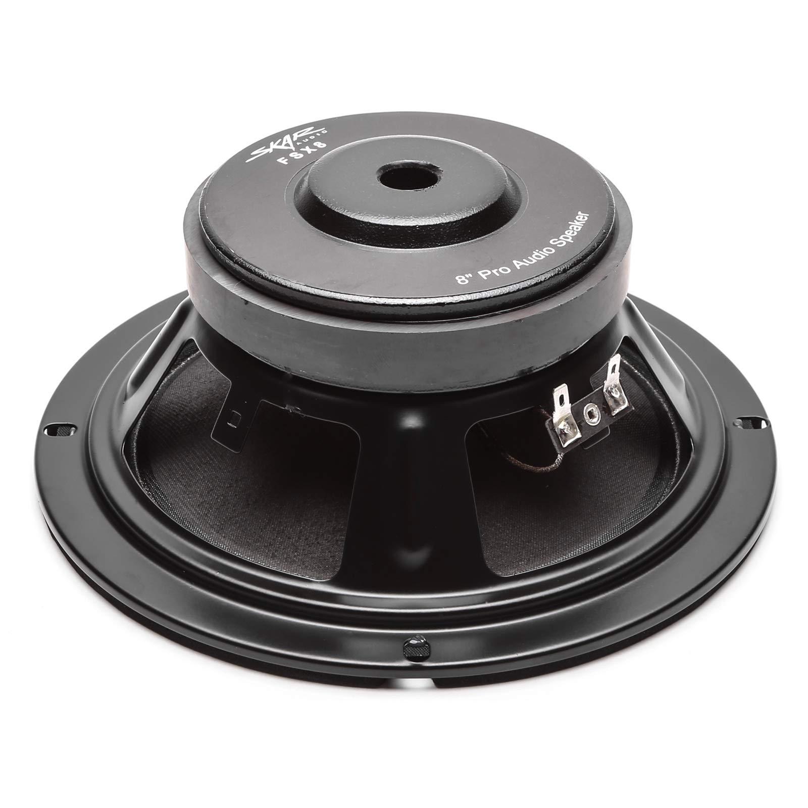 Skar Audio Skar Audio FSX8-8 8" 350 Watt 8 Ohm Pro Audio Midrange Loudspeaker, Each, 8 Inch - 8 Ohm
