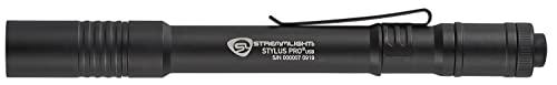 Streamlight Streamlight 66134 Stylus Pro USB 350-Lumen Rechargeable Penlight with USB Cord & Nylon Holster, Black