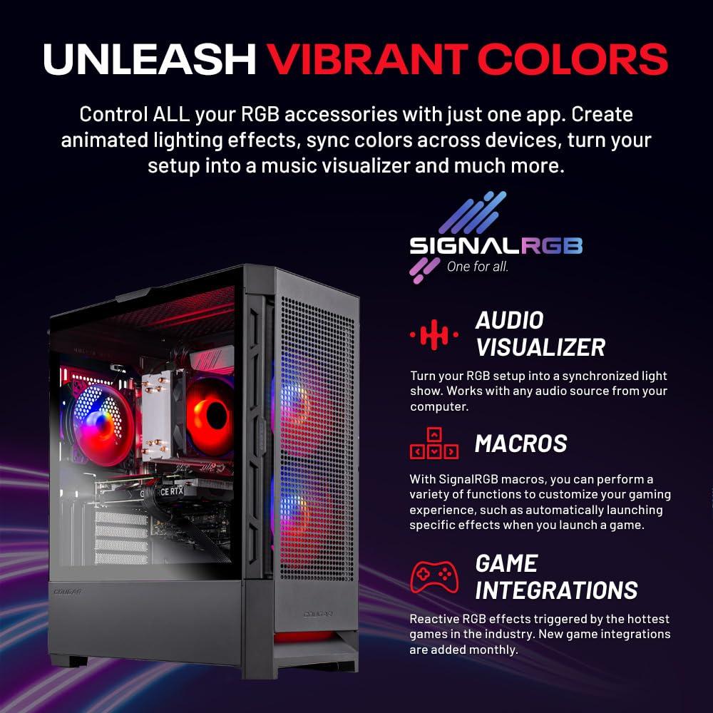 Skytech Gaming Skytech Blaze4 Mini Gaming PC Desktop, Ryzen 5 5600 3.5 Ghz (4.4GHz Turbo Boost), NVIDIA RTX 4060 8GB GDDR6X, 1TB SSD, 16GB DDR4 RAM 3200, 650W Gold PSU, Wi-Fi, Win 11 Home