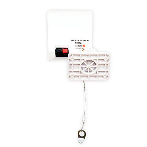 Theater Solutions Theater Solutions TS30W Mountable Indoor Speakers White Bookshelf 6 Pair Pack