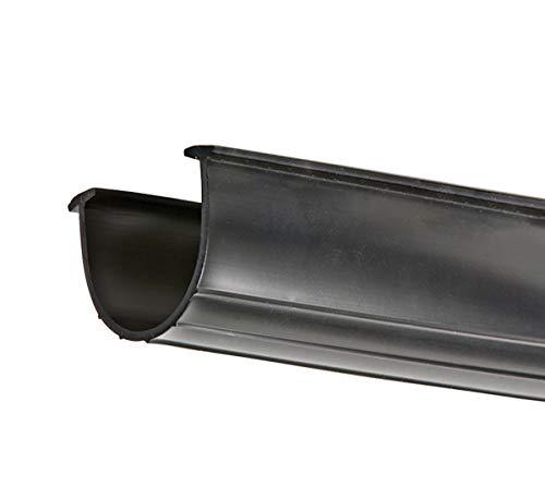 Frost King Frost King RV18 Vinyl 2-Car Garage Door Bottom Weather-Seal Replacement, Black