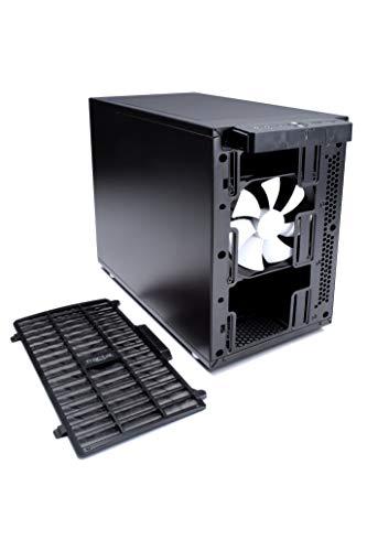 Fractal Design Fractal Design Nano S Window - Mini Tower Computer Case - ITX - Optimized for High Airflow and Silent Computing with ModuVent Technology -2X Fractal Dynamix X2 GP-14 Fans Included -Black Window