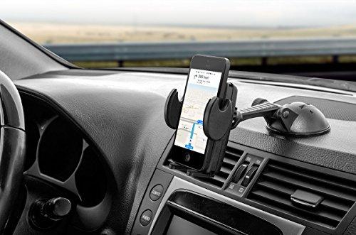 ARKON ARKON Mounts Windshield or Dash Car Mega Grip Phone Holder Mount | Universal Phone Fit | Adjustable Angle | Strong Windshield Suction | Compatible with iPhone, Galaxy, Note, Pixel, and more