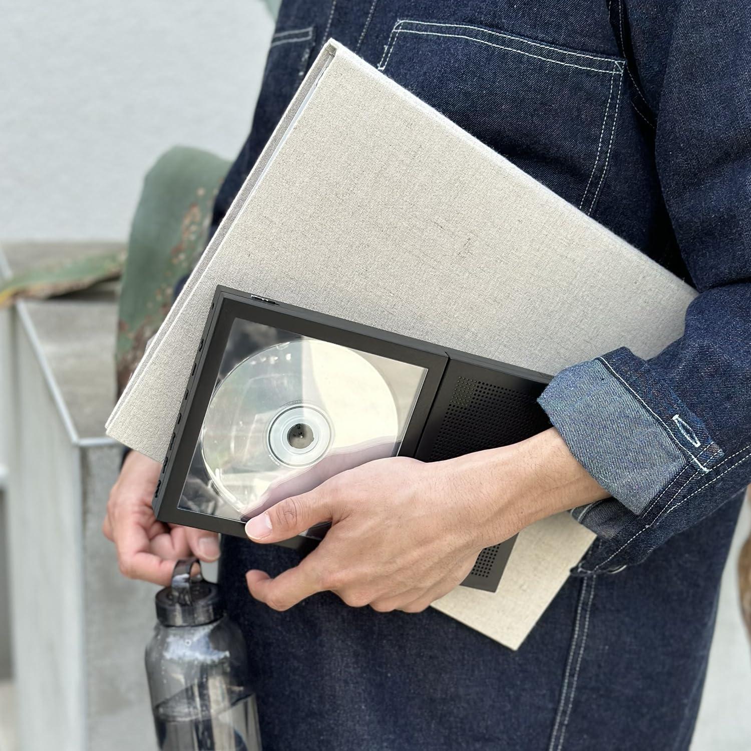 km5 km5 Bluetooth CD Player Instant Disk Audio CP2 (Black)