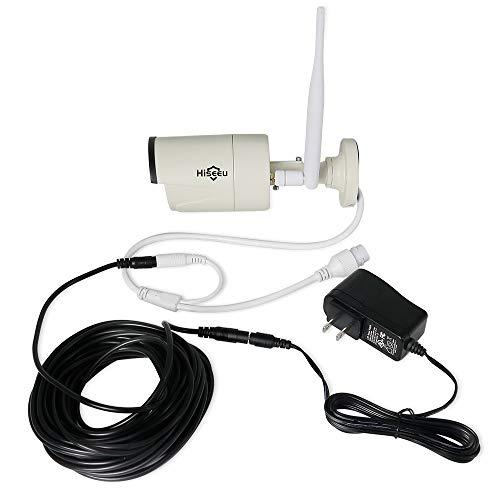 Hiseeu Hiseeu 30ft (10m) DC Power Extension Cable, 5.5mm x 2.1mm, 12V Extension Cord for Security Cameras, IP Camera, Standalone DVR, LED Display, Router, Invoice Printer