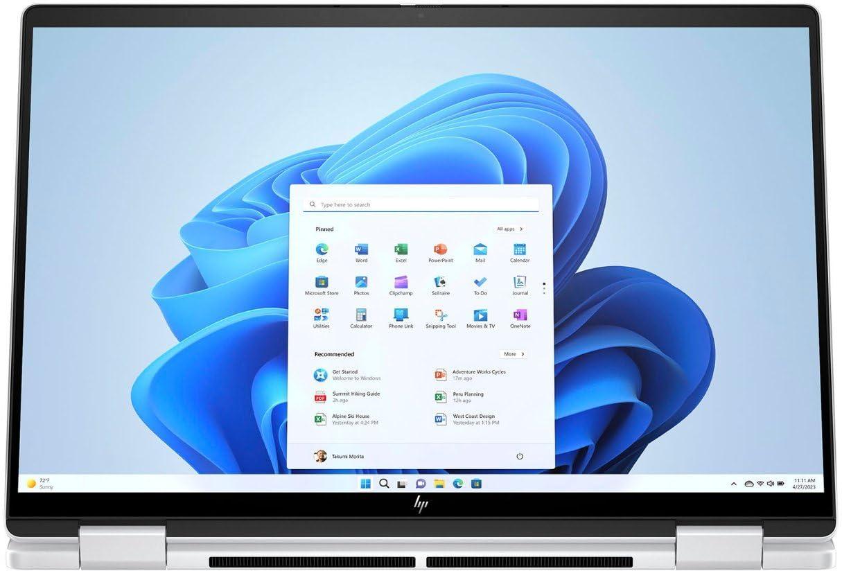 HP HP Envy X360 Laptop 14 2 in 1 FHD+ IPS Touchscreen AI Laptops, AMD Ryzen 5 8640HS (Beats i7-1255u) Up to 4.9GHz, 16GB RAM 512GB SSD, Backlit Kb, WiFi 6E, Win 11/BWE Accessories