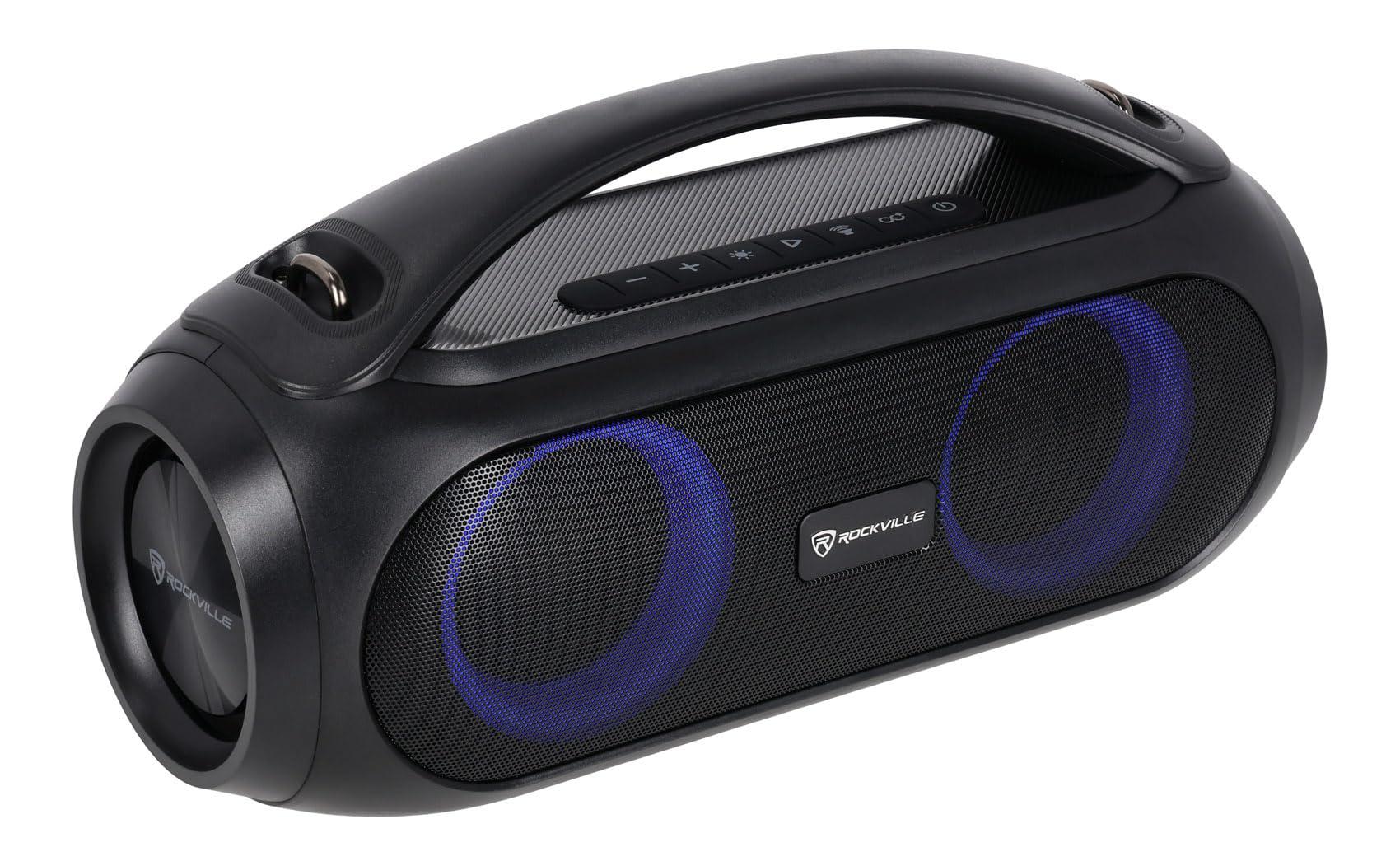 Rockville Rockville GO Party MAX BASS Large Portable LED Bluetooth Speaker w/Wireless Link
