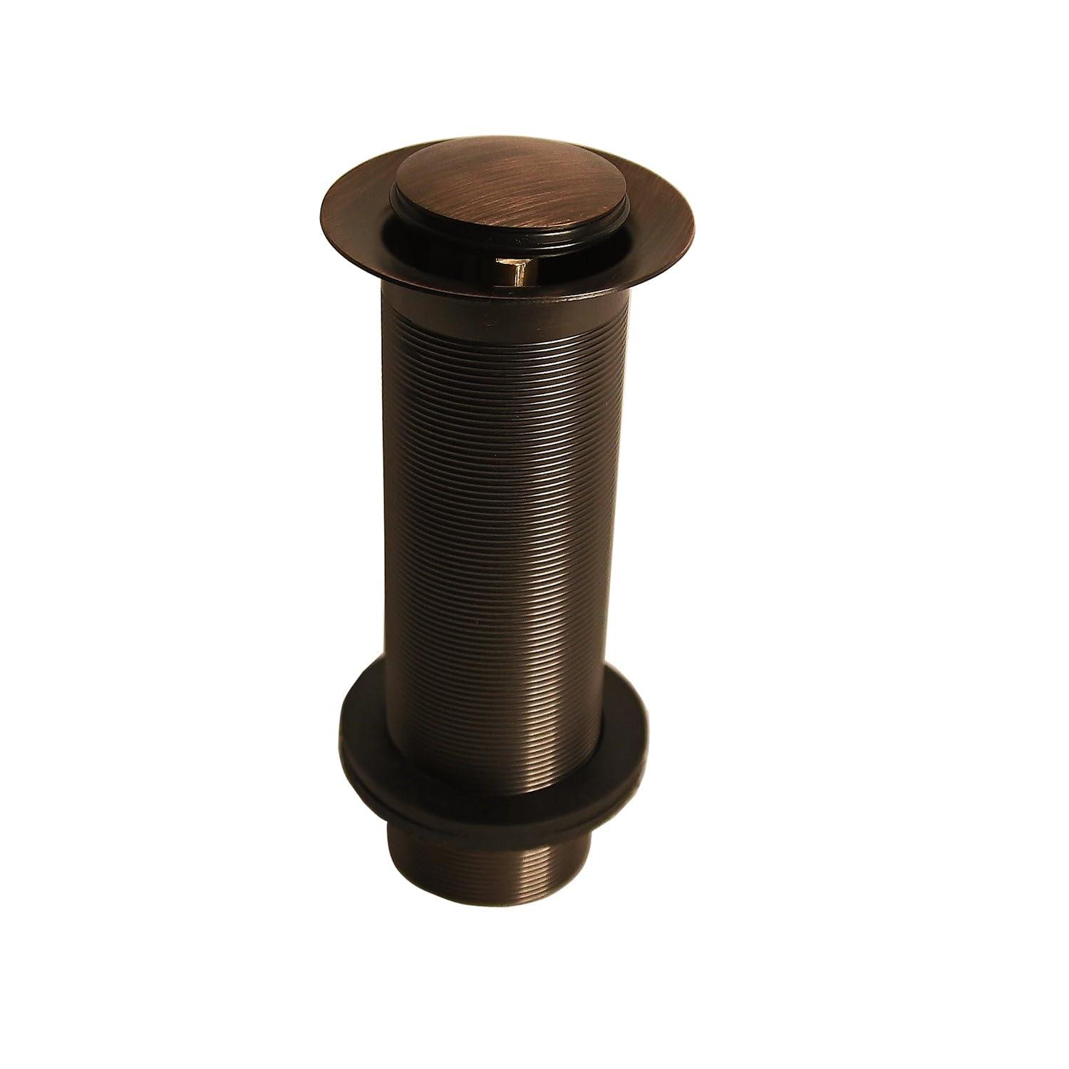 Barclay Barclay Extended 6" Soft Touch Tub Drain, Silver, Bathtub Drain Plug